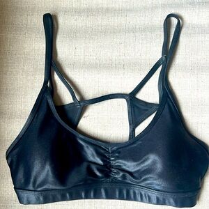 Koral brand black sports bra